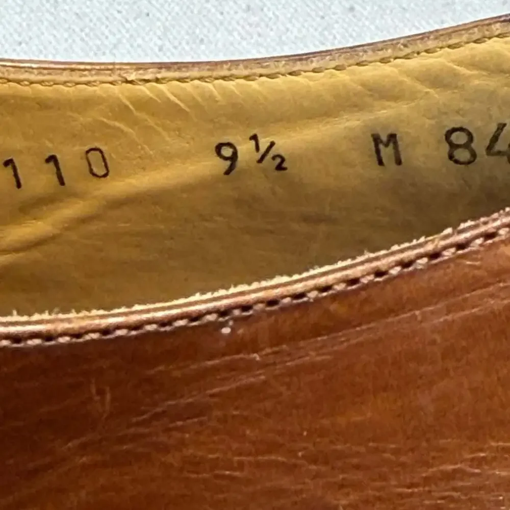 Cole Haan Leather Split Toe Oxford Shoes Size 9.5 Brown Dress Shoes